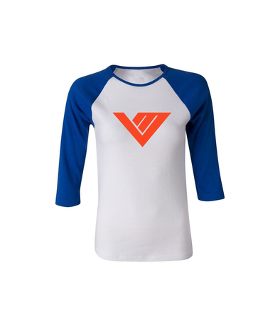 Von Miller Official Ladies Name & Number Scoop Neck Raglan 3/4 Sleeve Tee